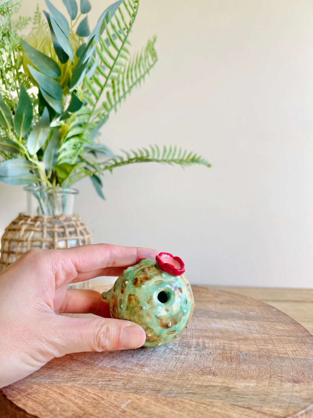 Grump Froggo bud vase #1, photo 6 of 7