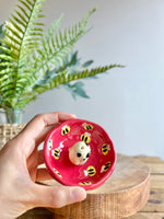 Bud vase trinket dish
