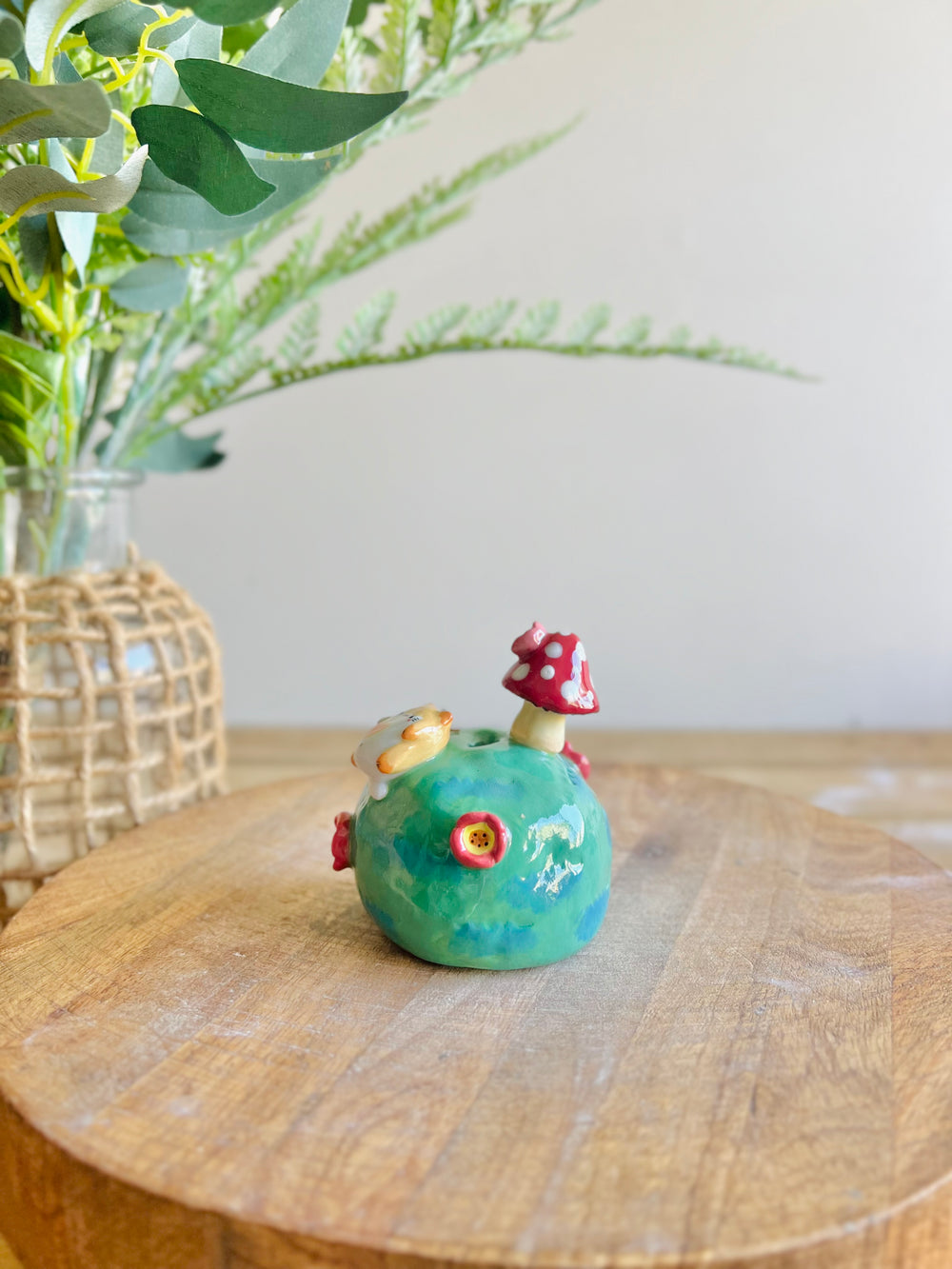 Romantic cat bud vase, photo 4 of 11