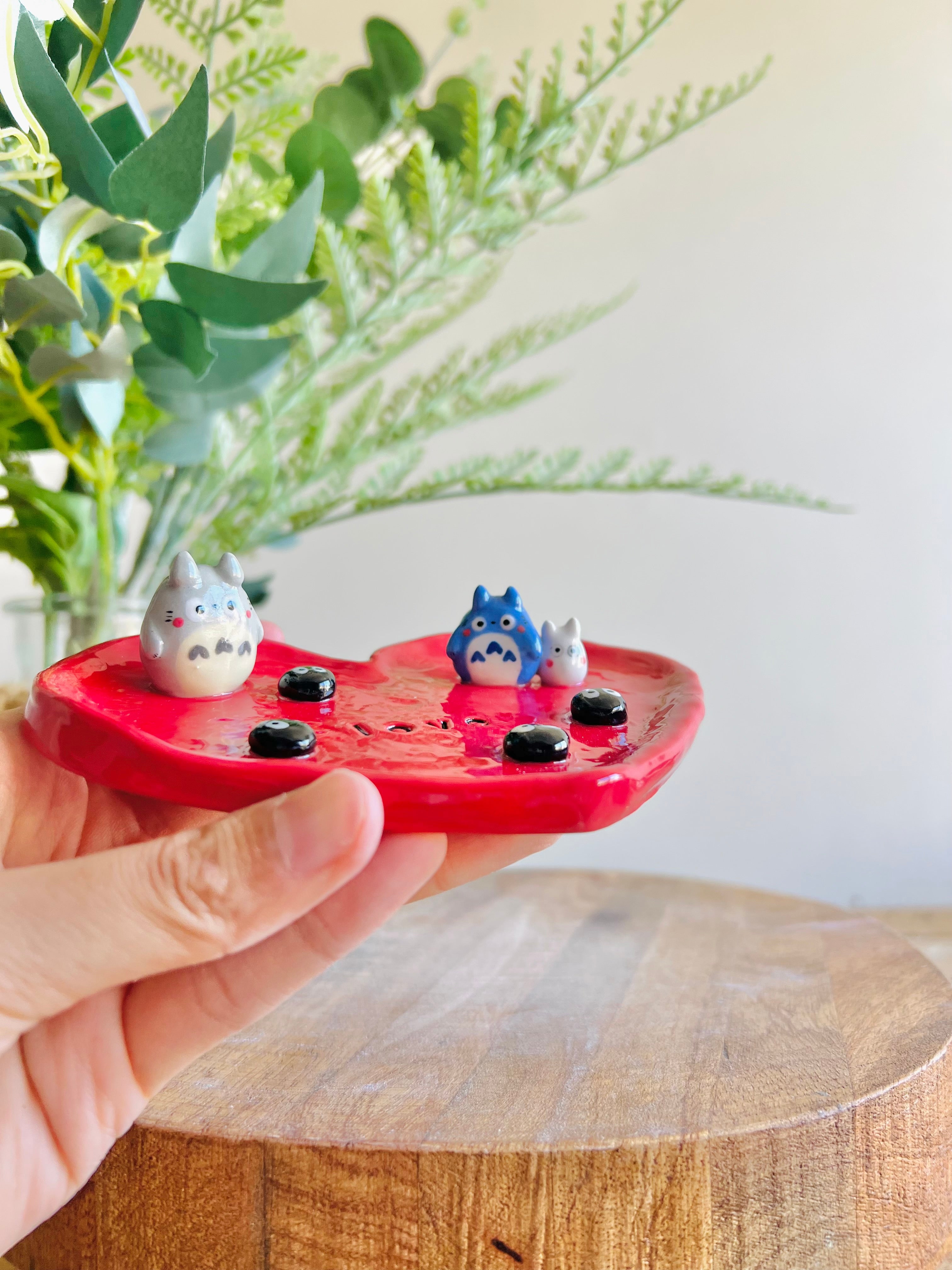 Totoro & friends love heart trinket dish