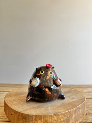 Tortie Bud Vase