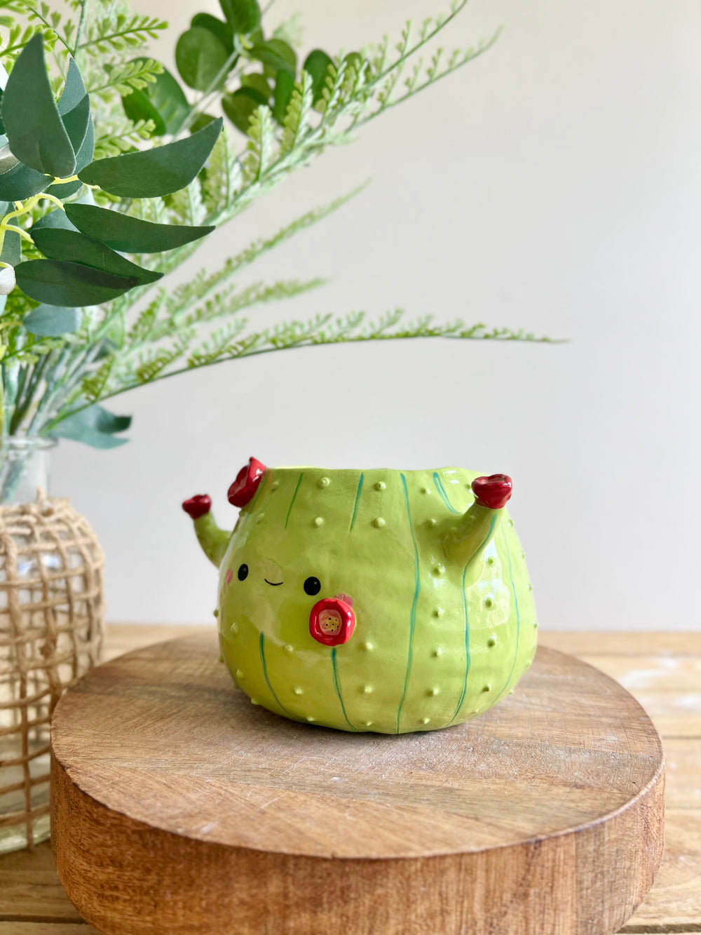 Flowery MULD Cactus pot #1, photo 7 of 11