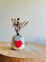 Totoro love heart bud vase