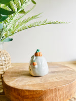 Totoro with pumpkin friends bud vase