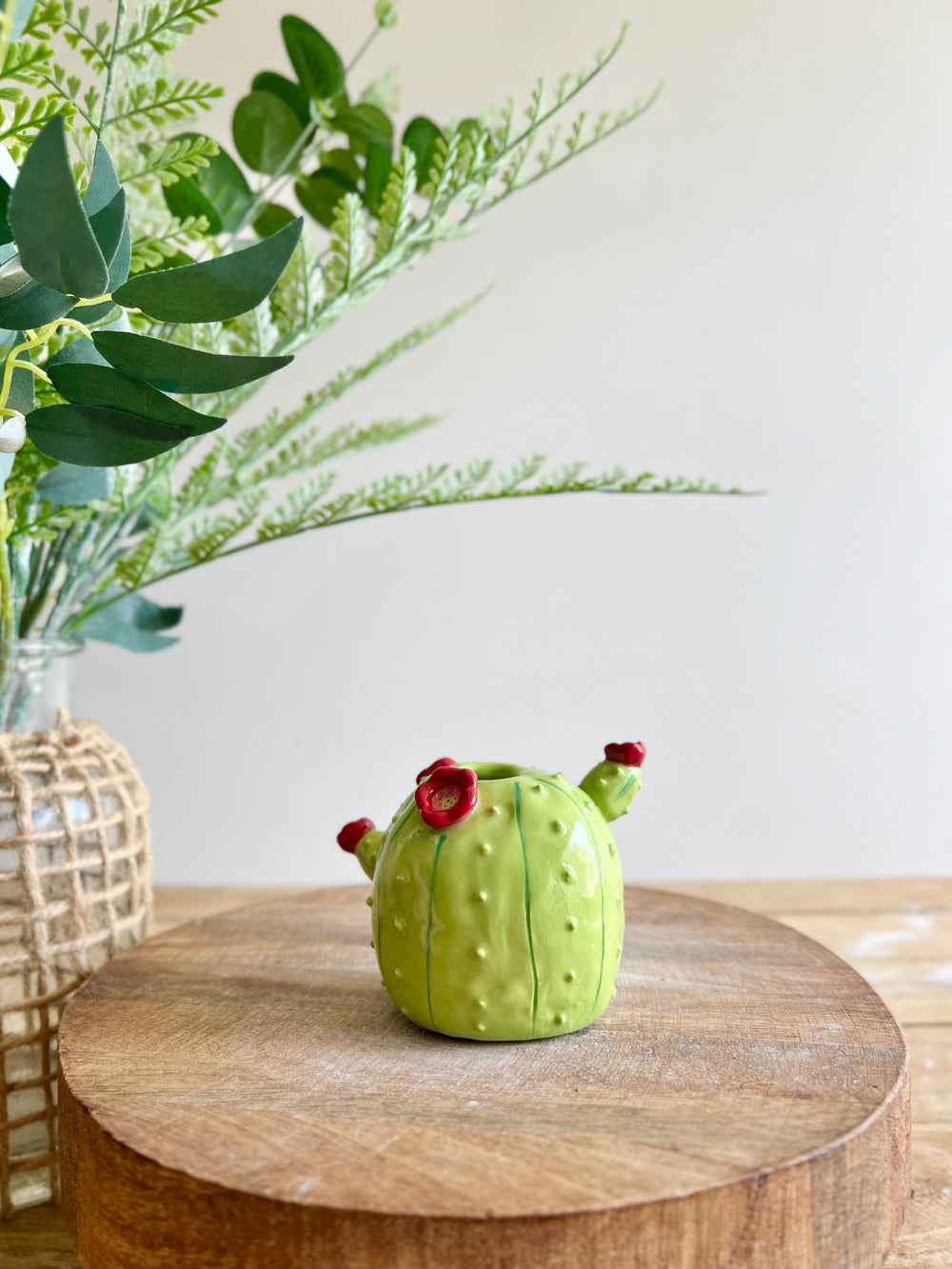 Flowery MULD cactus bud vase, photo 4 of 12