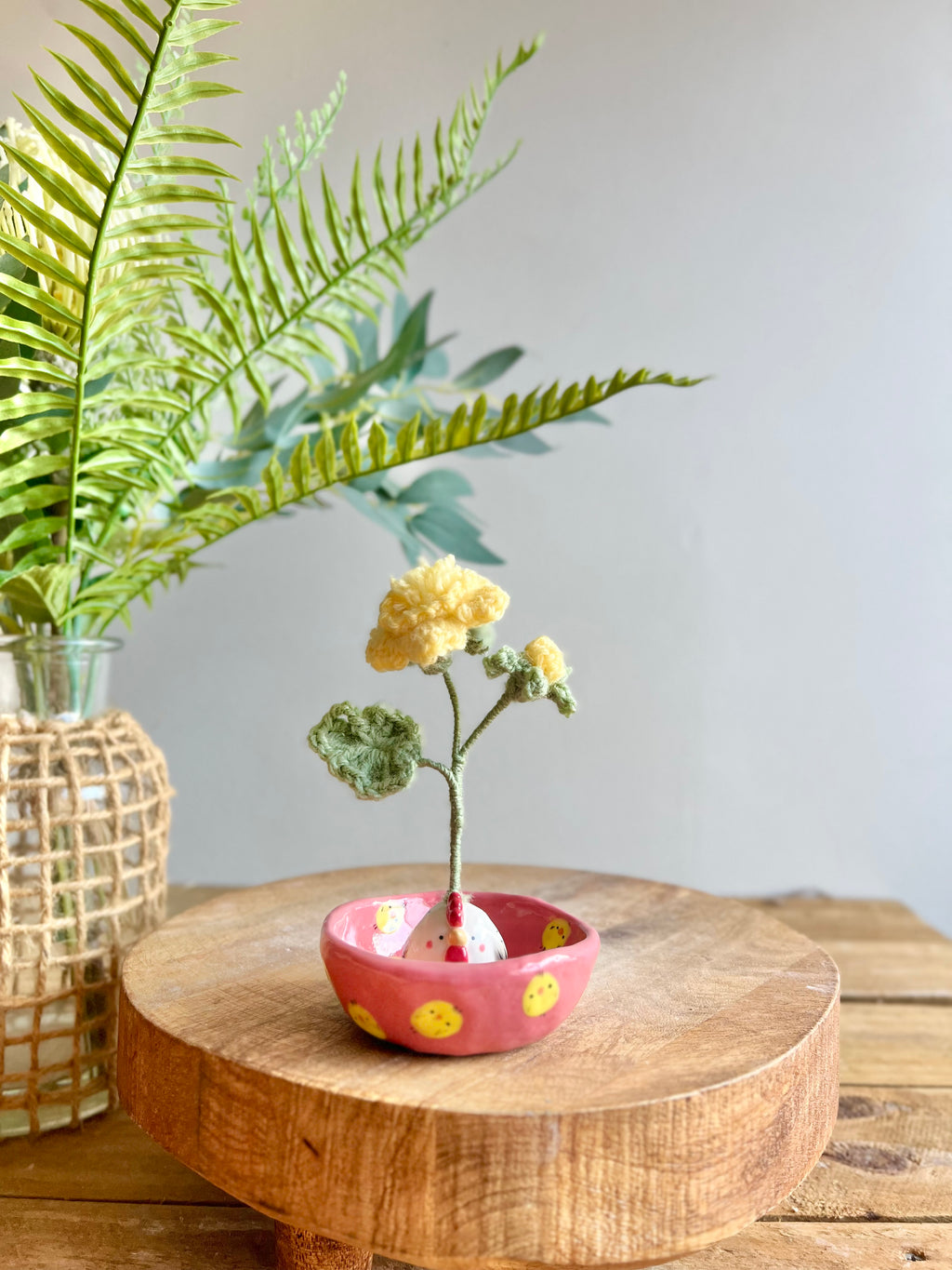 Bud vase trinket dish