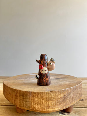 Happy Tree Bud Vase