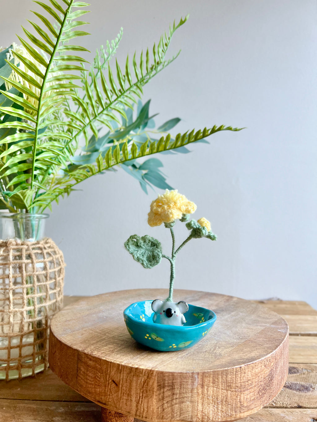 Bud vase trinket dish