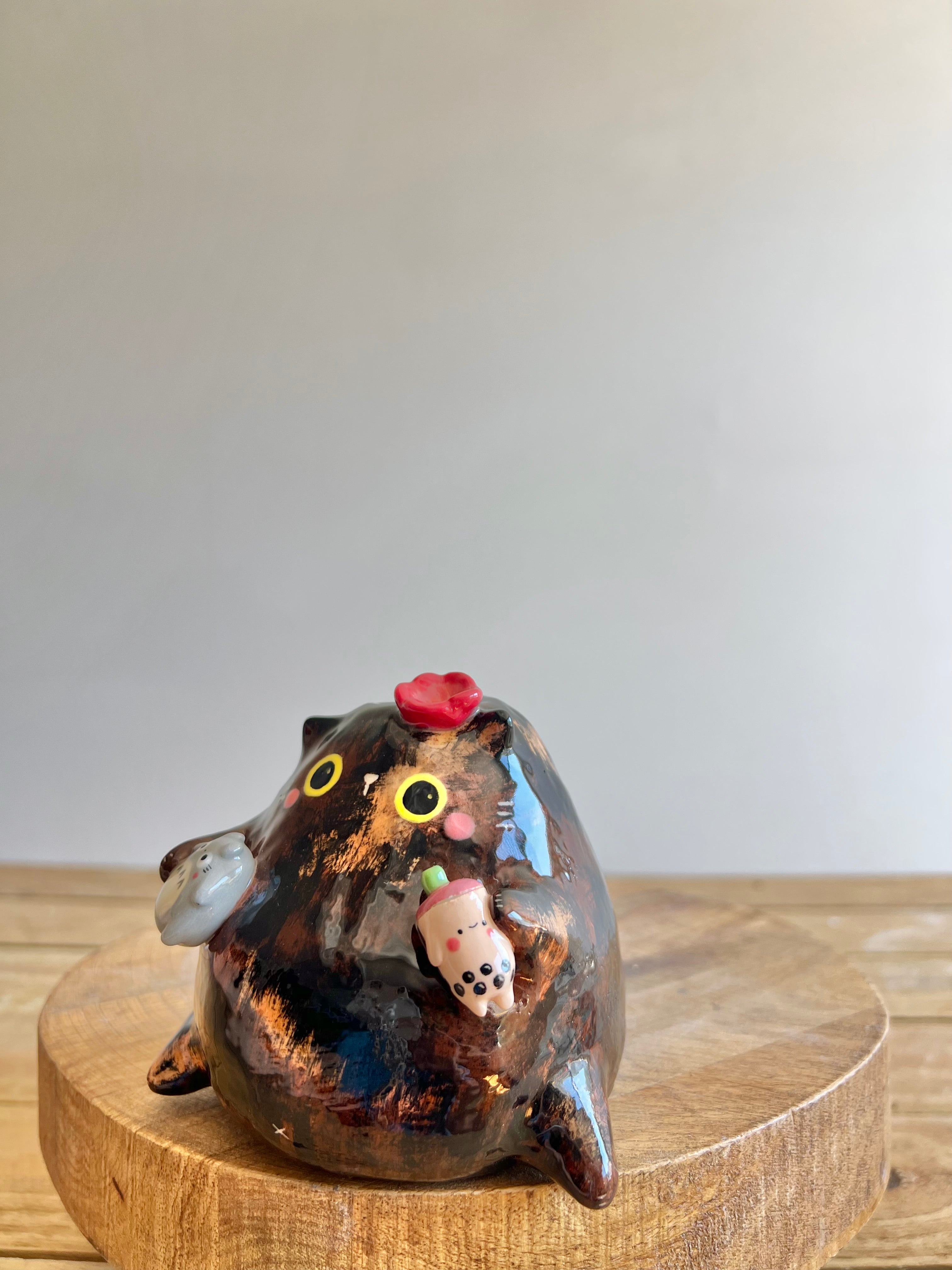 Tortie Bud Vase