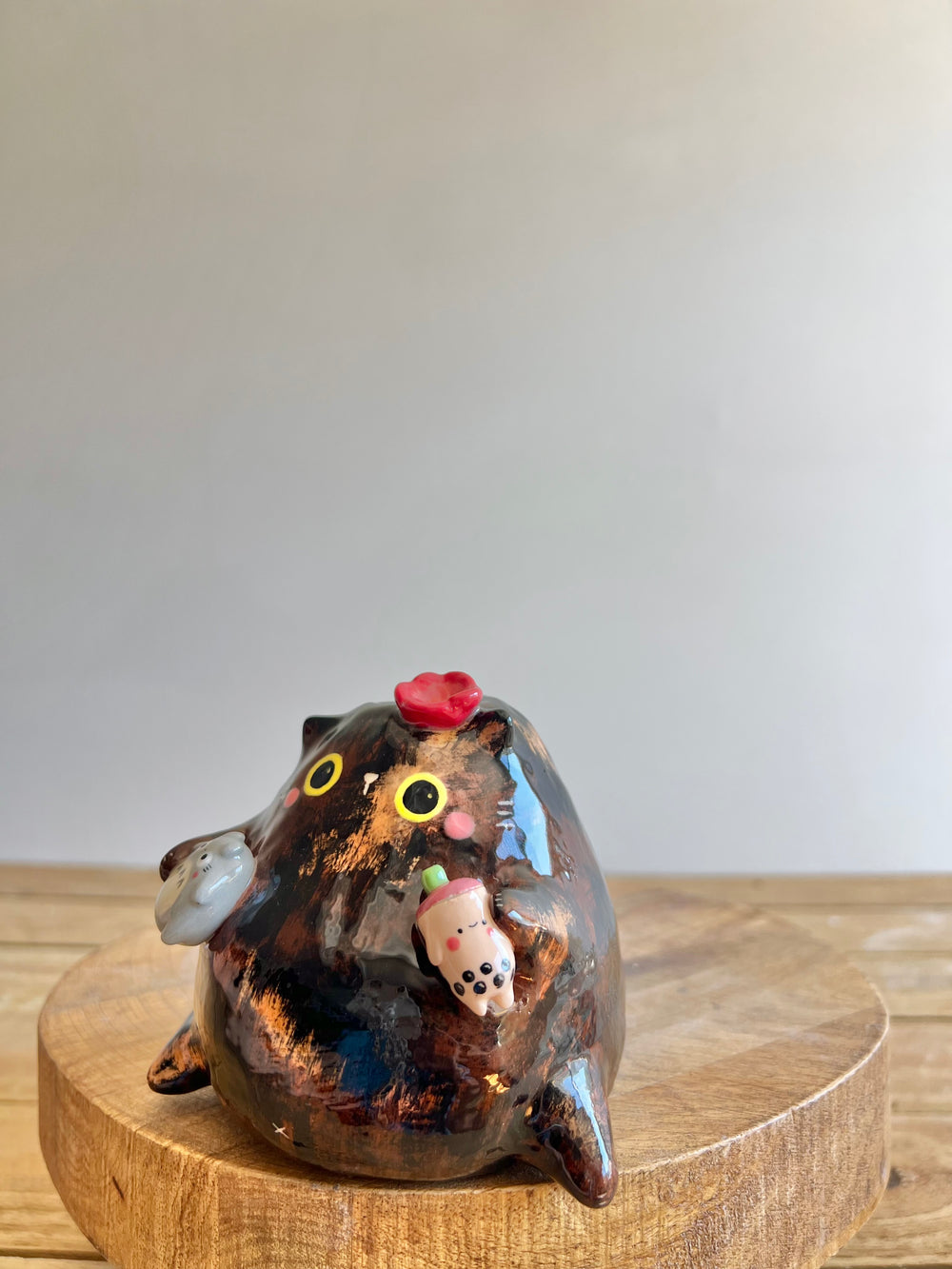 Tortie Bud Vase, photo 7 of 10