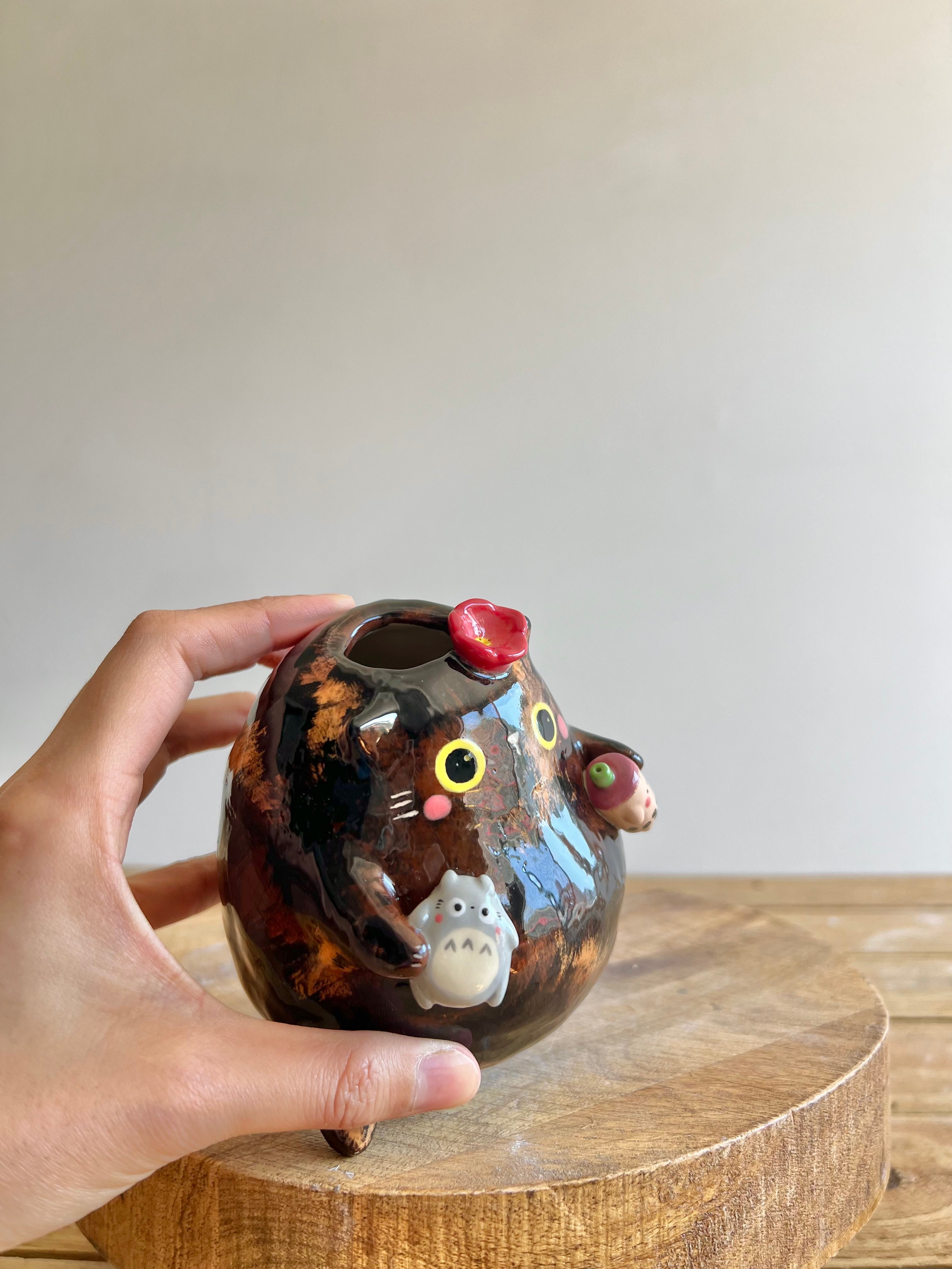 Tortie Bud Vase