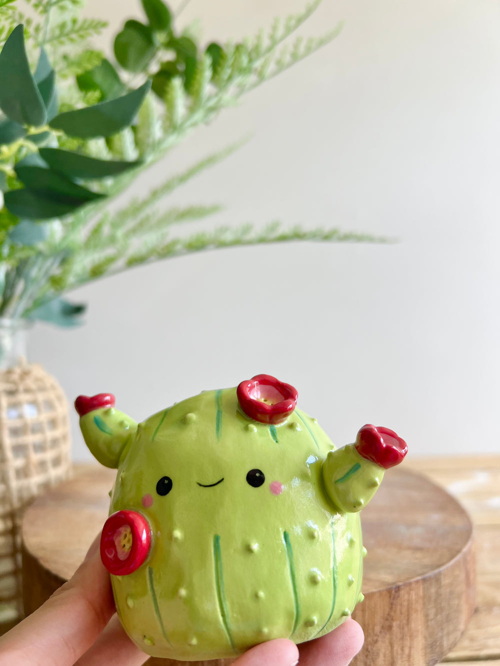 Flowery MULD cactus bud vase, photo 11 of 12