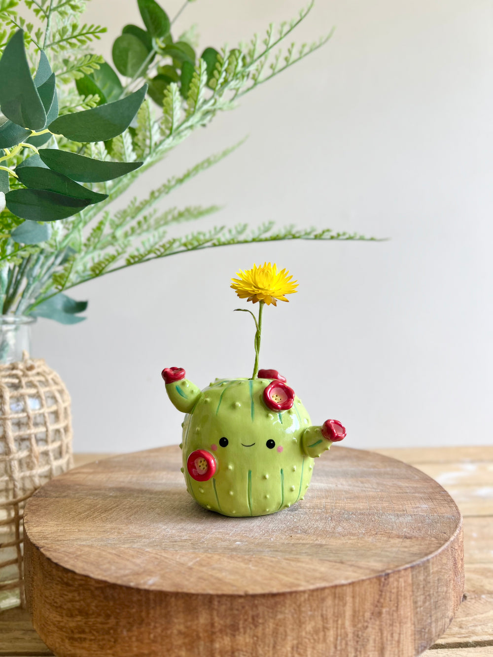 Flowery MULD cactus bud vase, photo 1 of 12