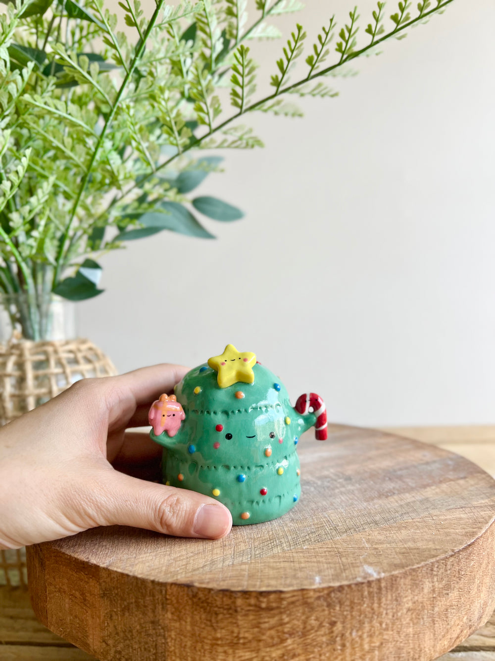 Super festive Christmas tree bud vase, photo 6 of 12