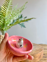 Bud vase trinket dish