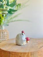 Totoro mushroom bud vase