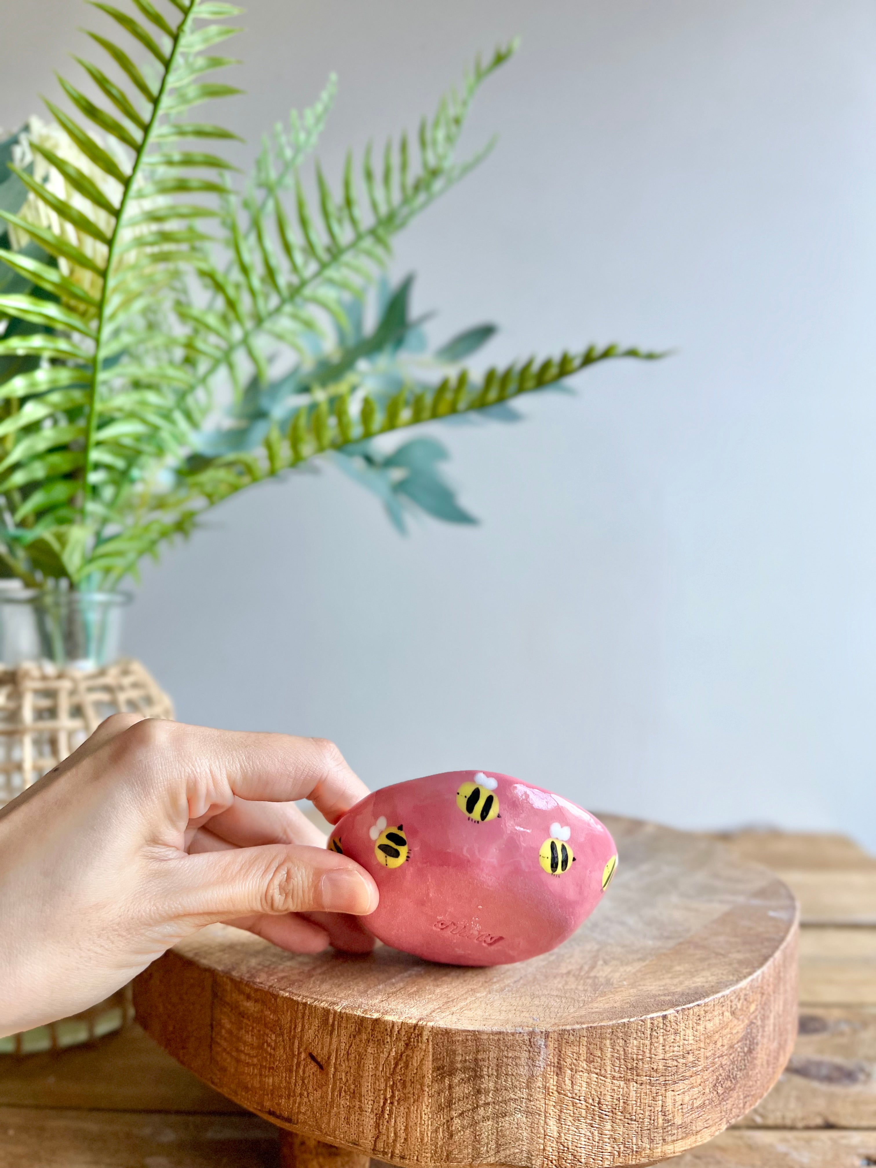 Bud vase trinket dish