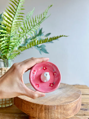 Bud vase trinket dish
