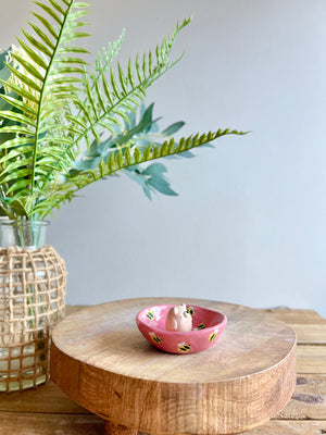 Bud vase trinket dish