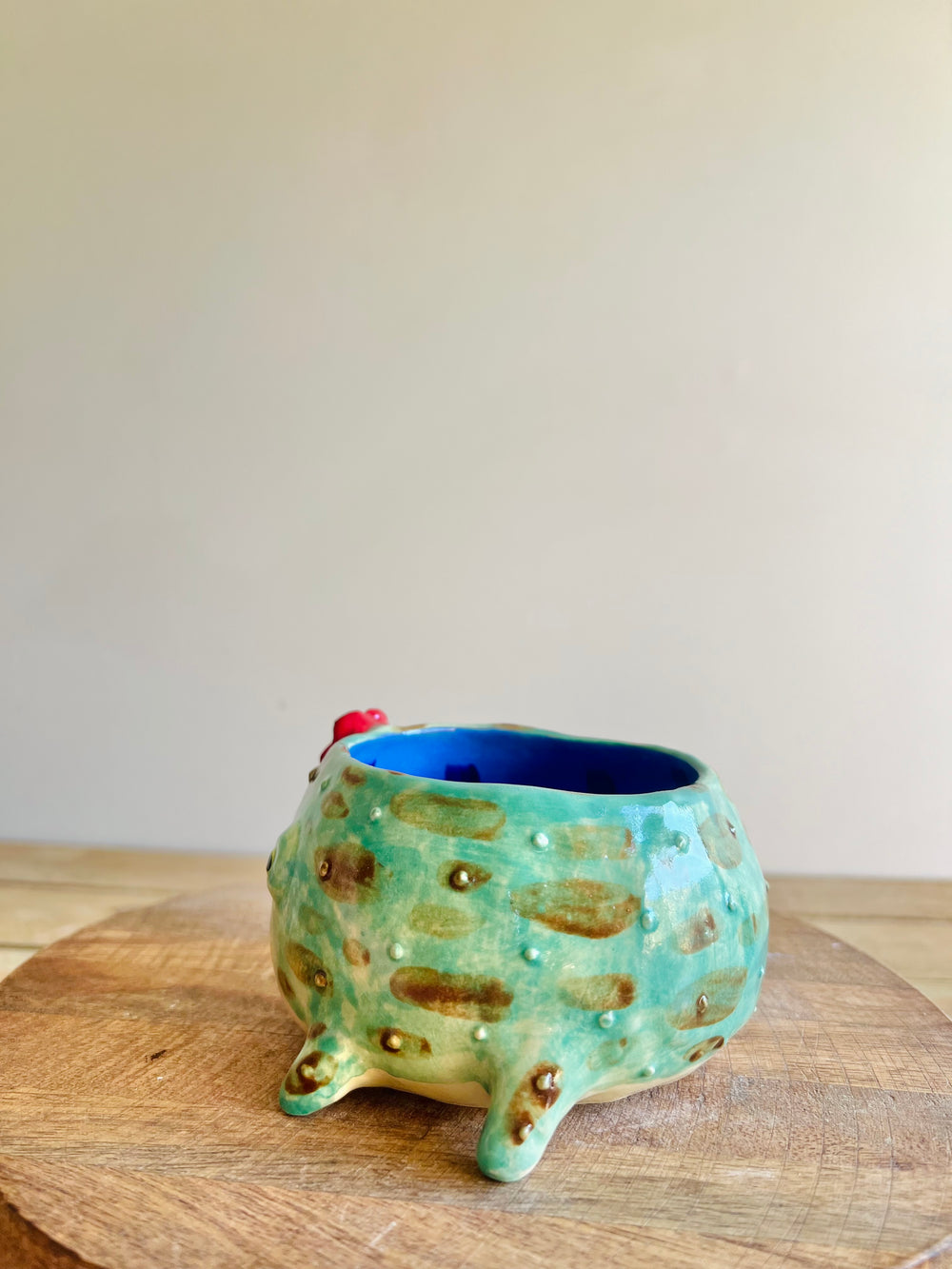 Grump froggo pot with BONUS mini grump friend #1, photo 5 of 8
