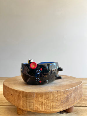 Black Cat Matcha Bowl