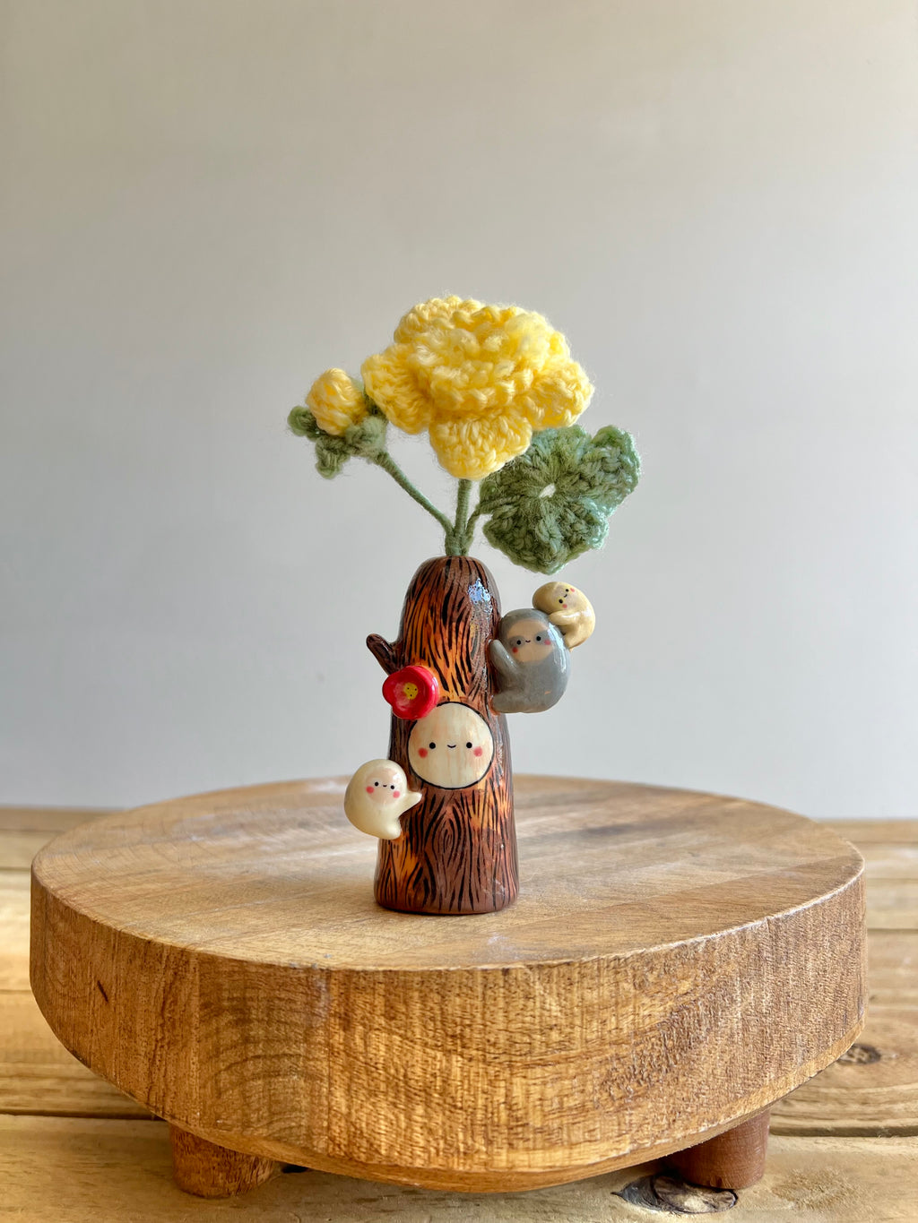 Happy Tree Bud Vase