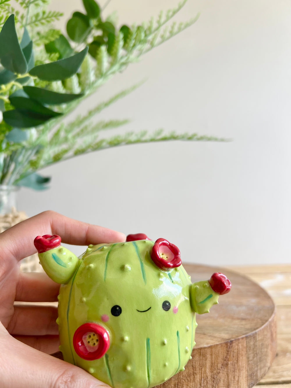 Flowery MULD cactus bud vase, photo 9 of 12