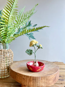 Bud vase trinket dish