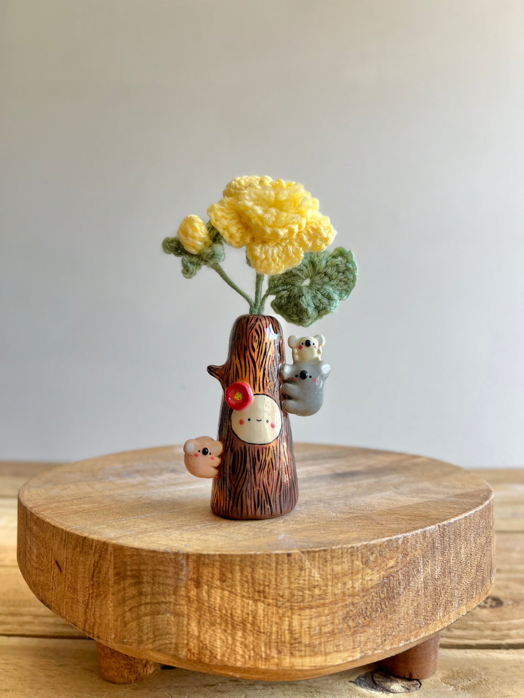 Happy Tree Bud Vase