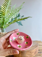 Bud vase trinket dish