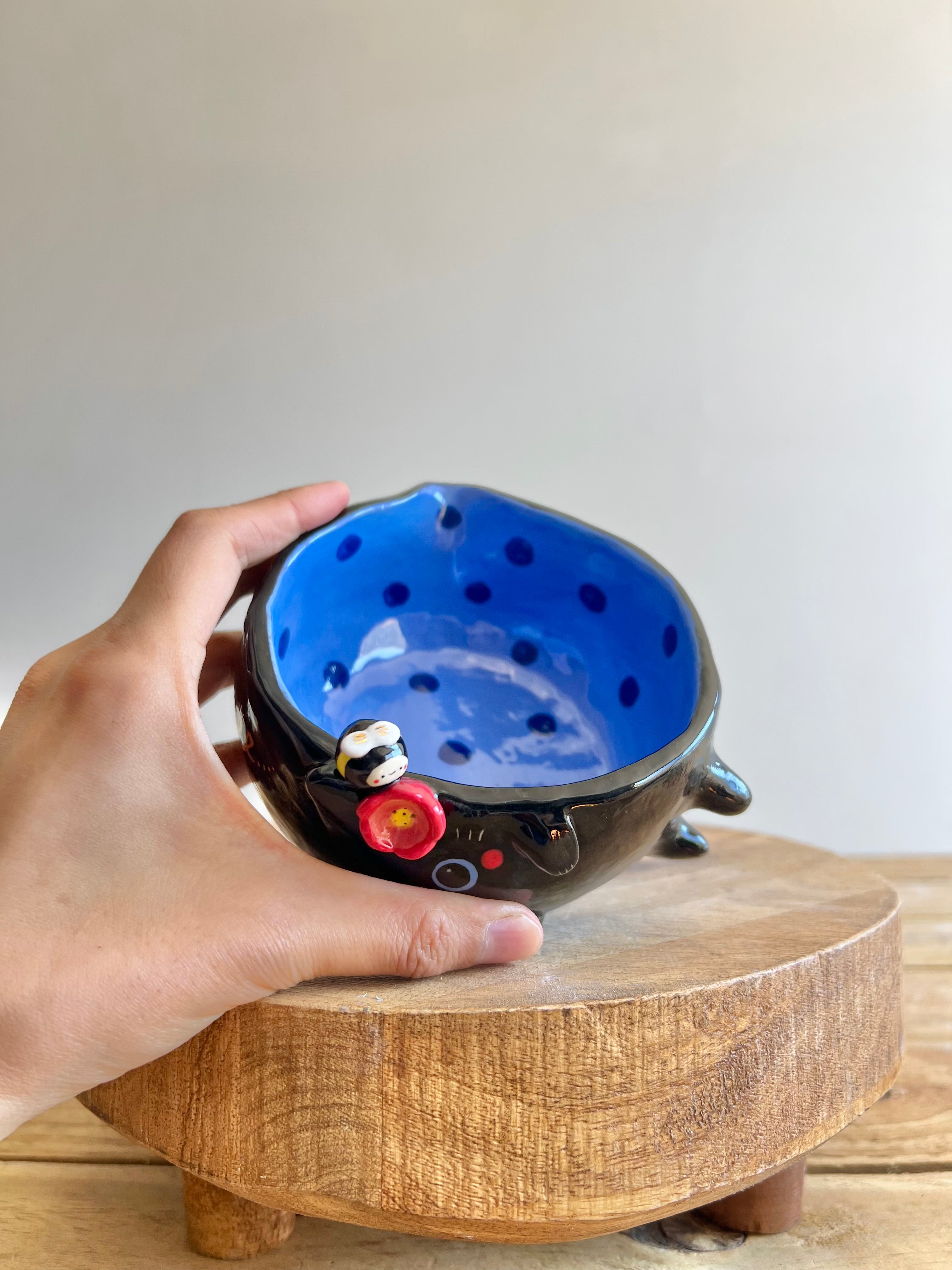 Black Cat Matcha Bowl