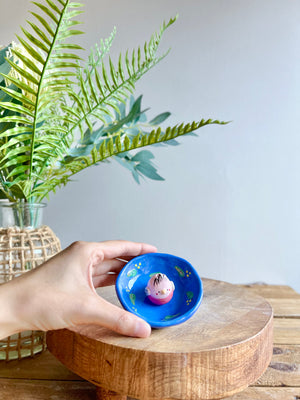 Bud vase trinket dish