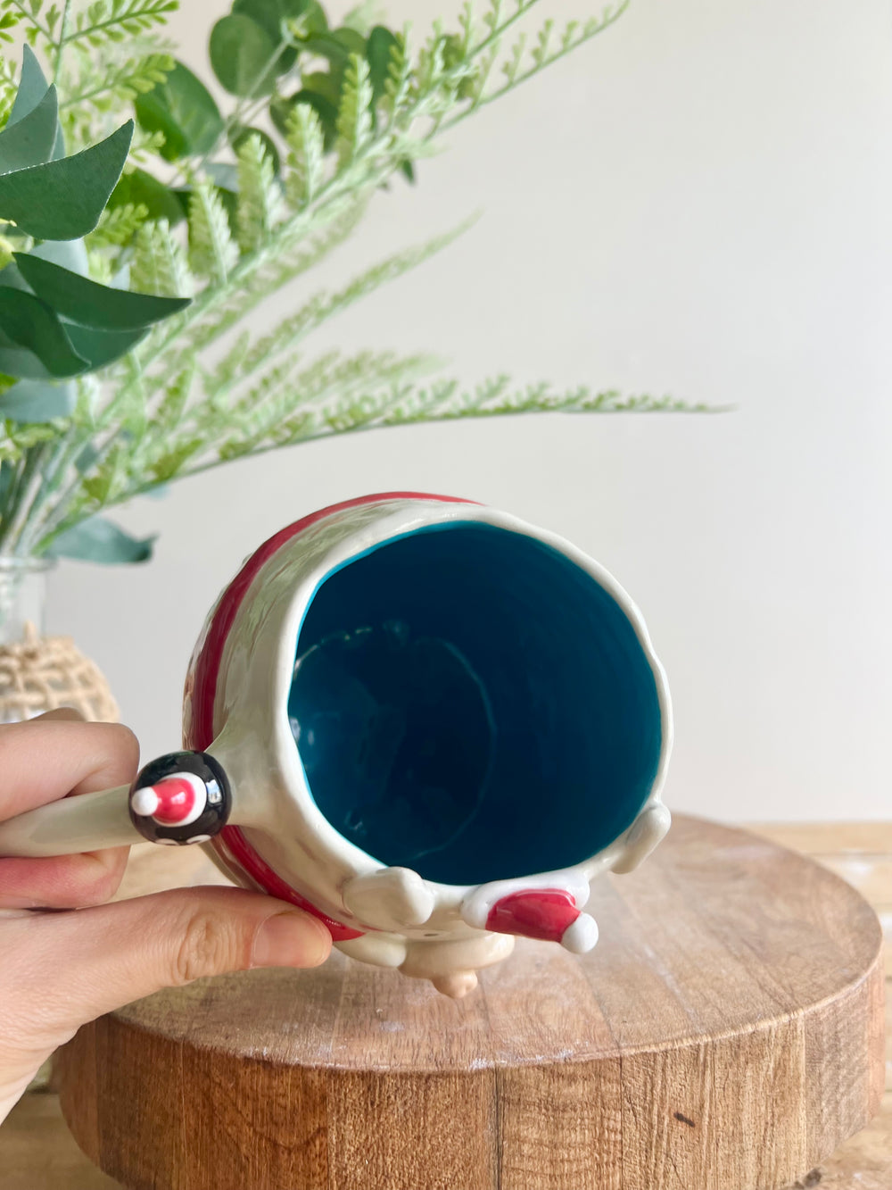Festive Tororo mug with gingerbread and soot sprite friends, photo 8 of 10
