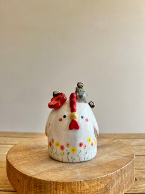Chicken Bud Vase