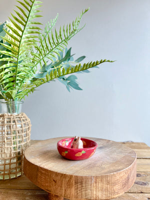 Bud vase trinket dish