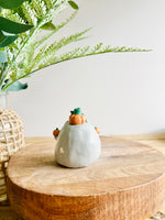 Totoro with pumpkin friends bud vase