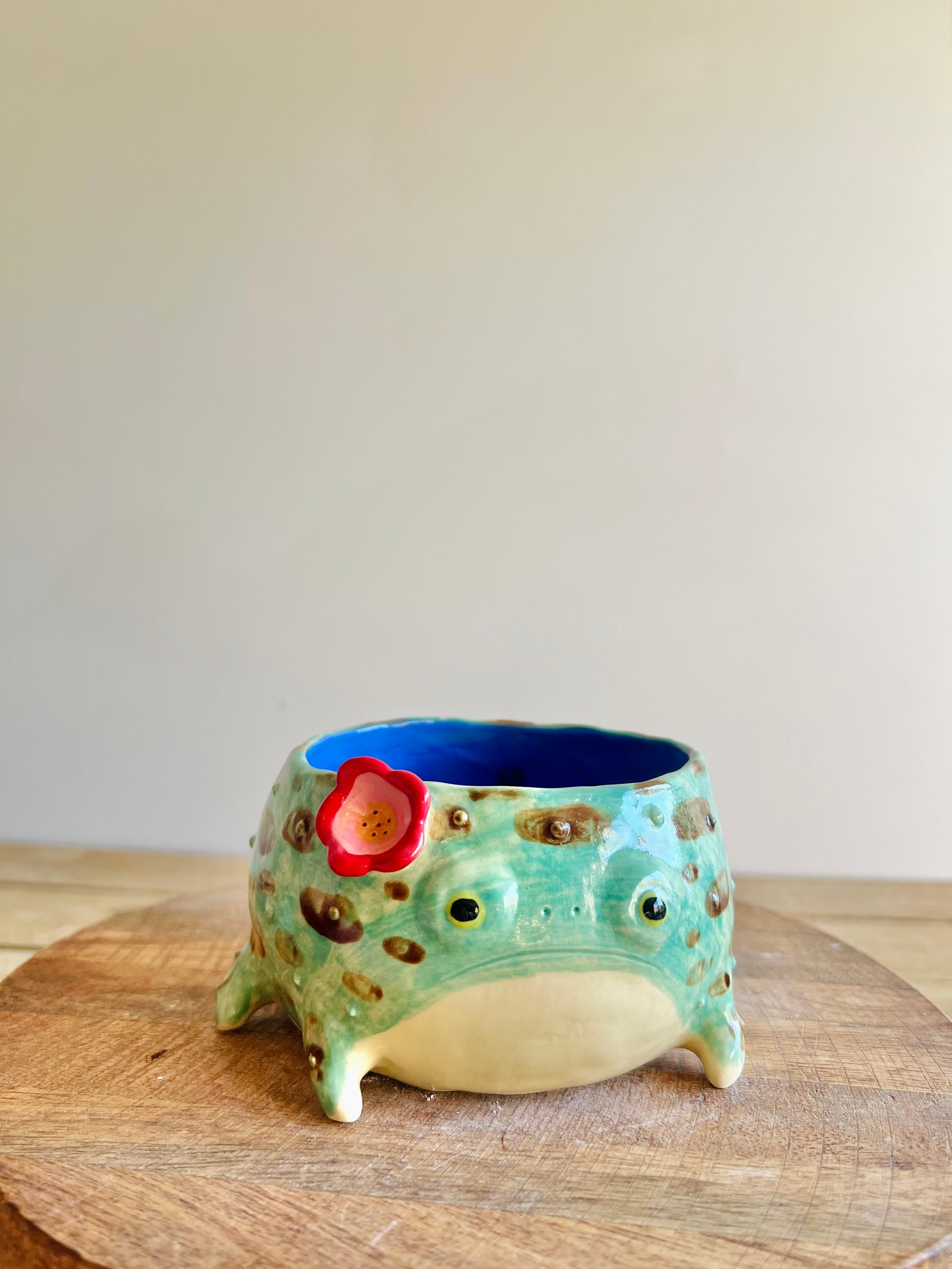 Grump froggo pot with BONUS mini grump friend #2