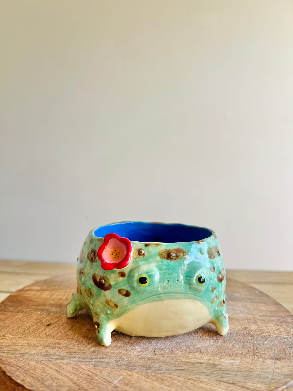 Grump froggo pot with BONUS mini grump friend #2, photo 6 of 8