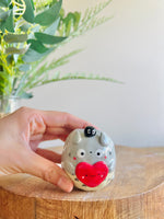 Totoro love heart bud vase