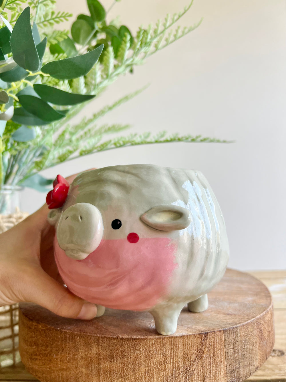 LARGE MOO DENG planter #1, photo 9 of 15
