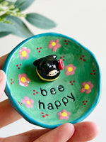 BEE happy flowery trinket fish