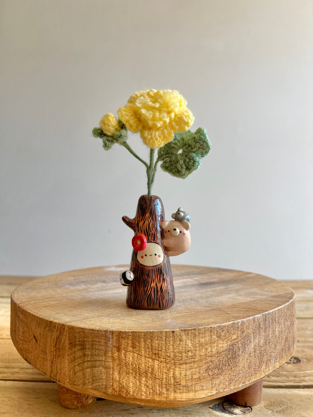 Happy Tree Bud Vase
