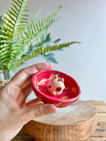 Bud vase trinket dish