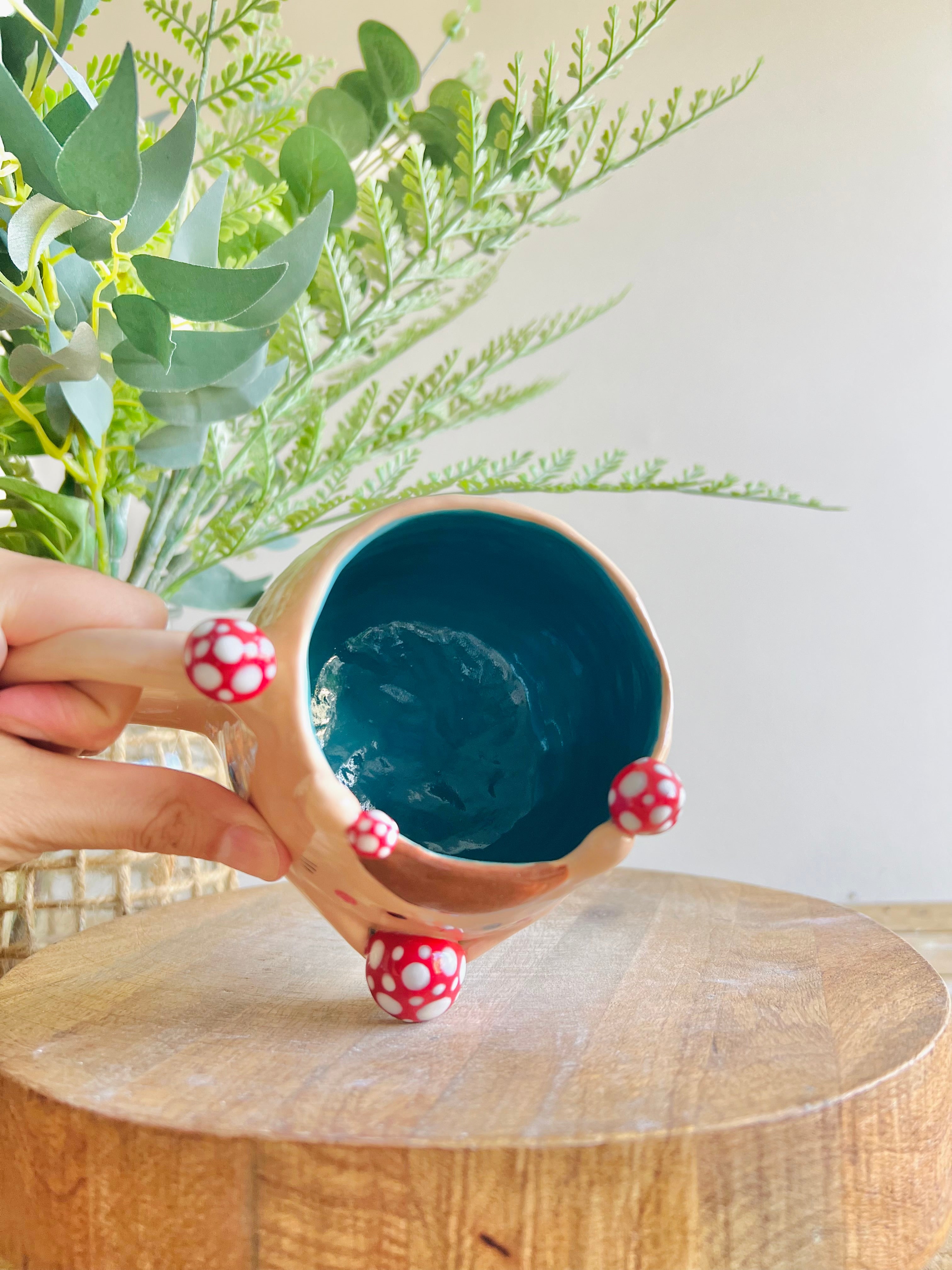 Mushroom love pun Bunny mug