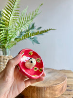 Bud vase trinket dish