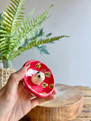Bud vase trinket dish