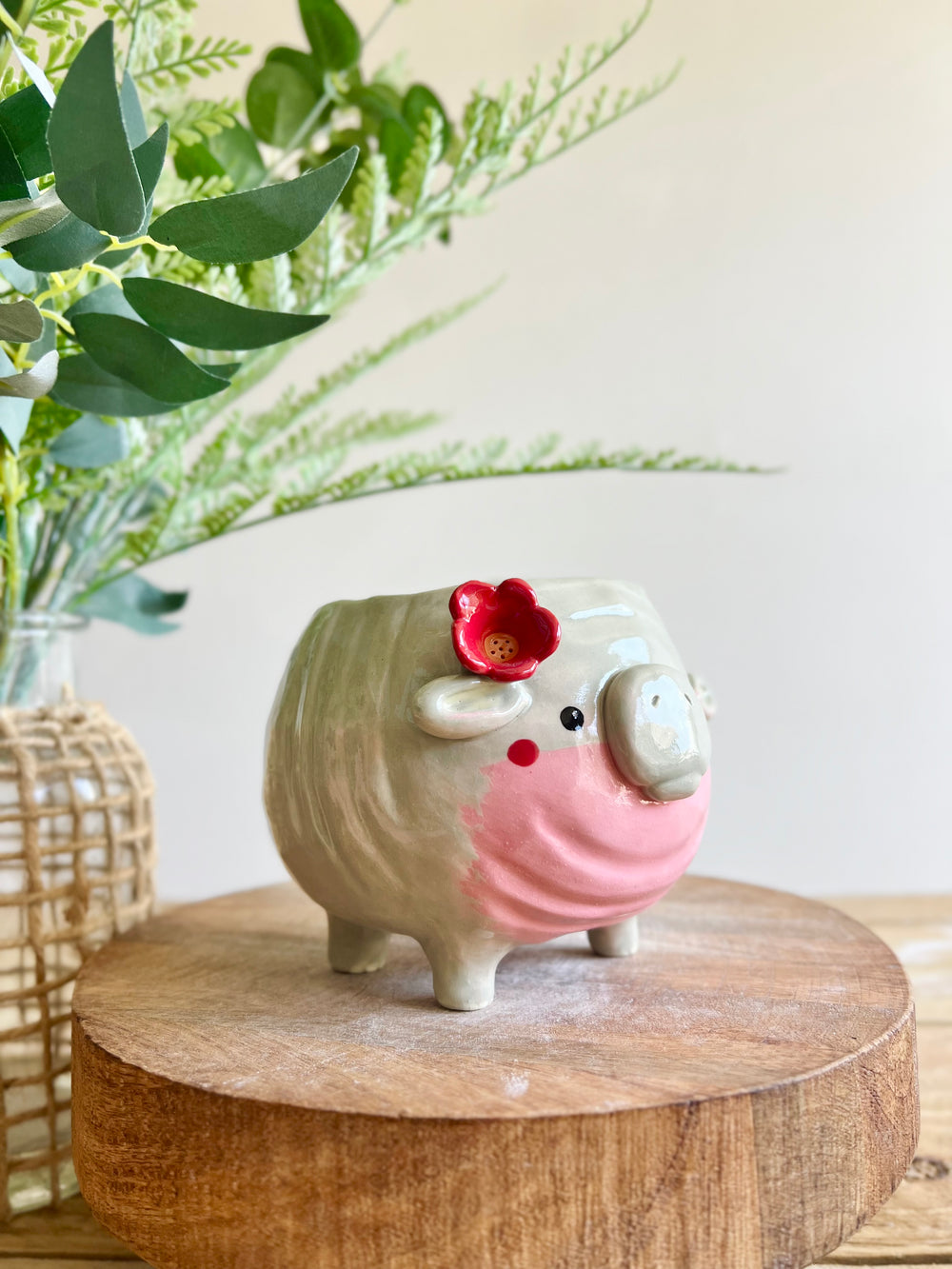 LARGE MOO DENG planter #1, photo 2 of 15
