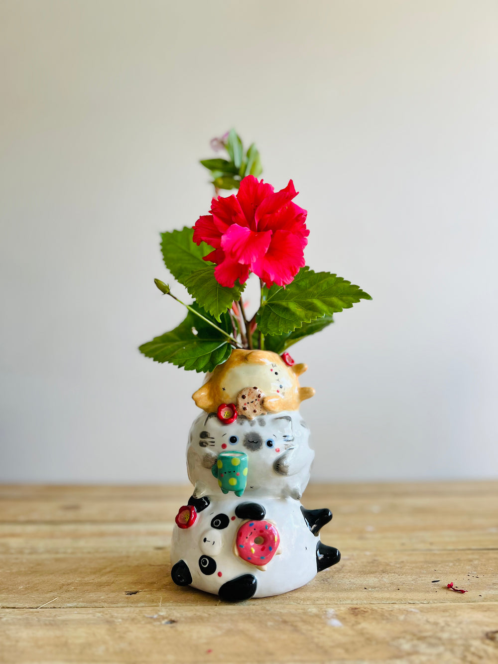 Animal snack friends trio stack vase, photo 6 of 6