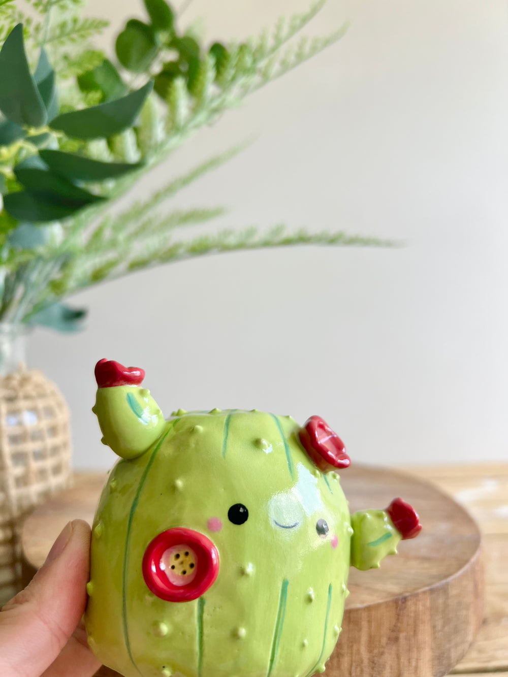 Flowery MULD cactus bud vase, photo 10 of 12