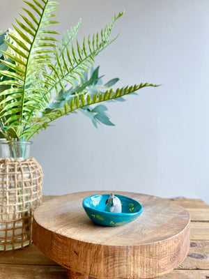 Bud vase trinket dish